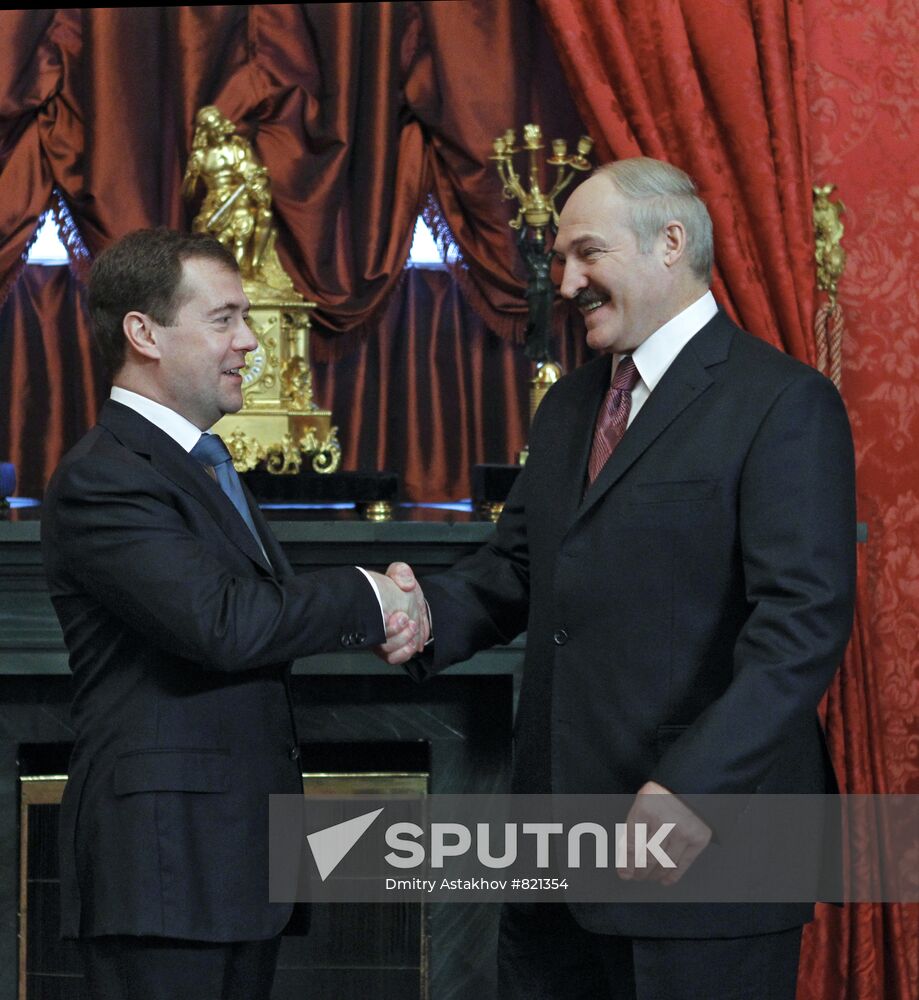 Dmitry Medvedev at CSTO and CIS summits at Kremlin