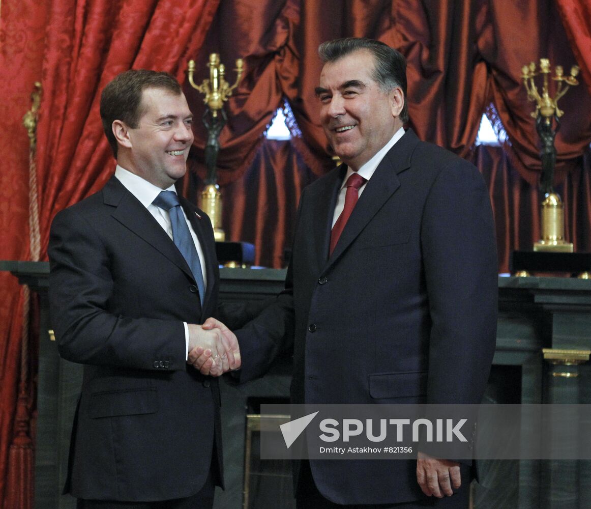 Dmitry Medvedev at CSTO and CIS summits at Kremlin