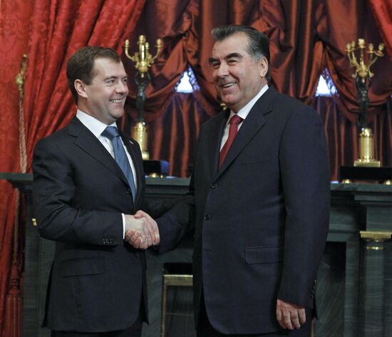Dmitry Medvedev at CSTO and CIS summits at Kremlin