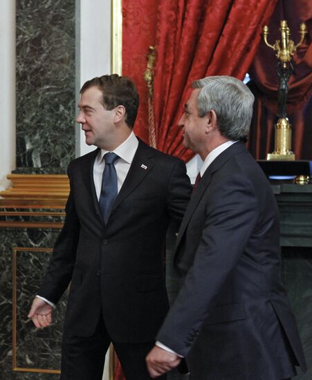 Dmitry Medvedev at CSTO and CIS summits at Kremlin