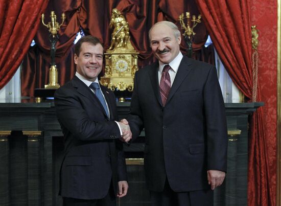 Dmitry Medvedev at CSTO and CIS summits at Kremlin