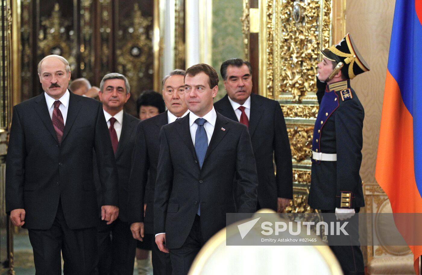 Dmitry Medvedev attends CSTO summit in Kremlin