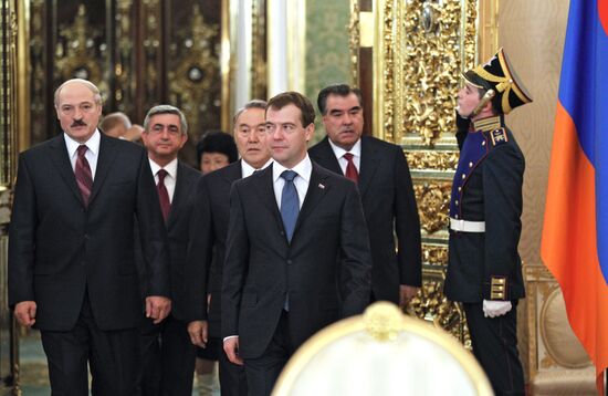 Dmitry Medvedev attends CSTO summit in Kremlin