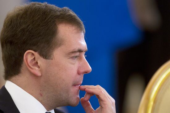 Dmitry Medvedev attends CSTO and CIS summit in Kremlin