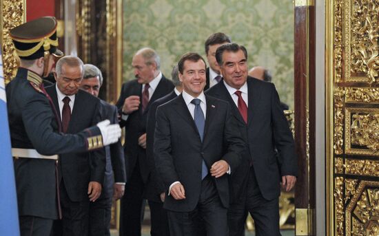 Dmitry Medvedev attends CSTO and CIS summit in Kremlin
