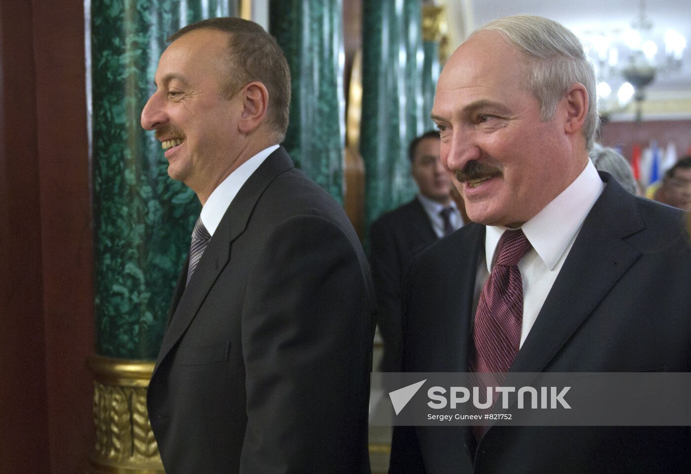 Ilkham Aliyev and Alexander Lukashenko
