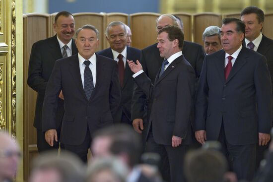 Dmitry Medvedev attends CSTO and CIS summit in Kremlin
