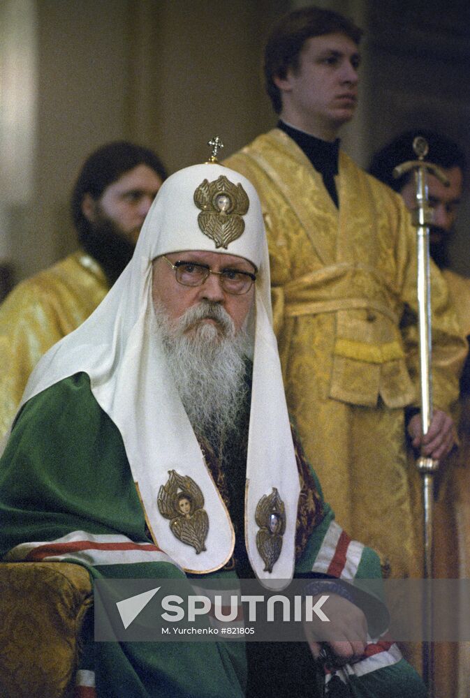 Pimen, Patriarch of Moscow and the head of the Russian Orthodox