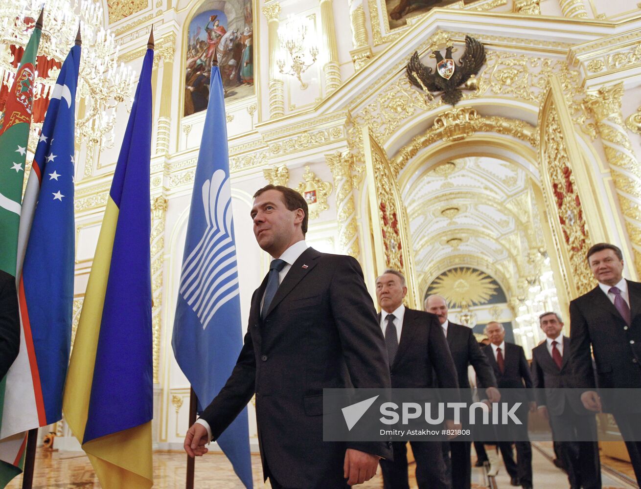 Dmitry Medvedev attends CSTO and CIS summit in Kremlin