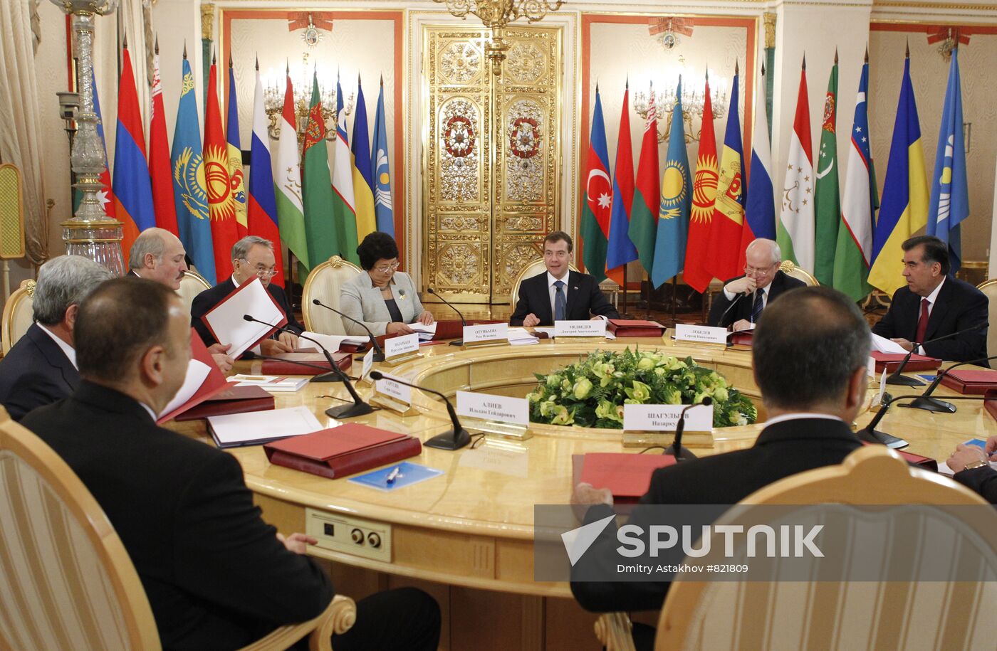 Dmitry Medvedev attends CSTO and CIS summit in Kremlin