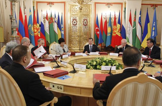 Dmitry Medvedev attends CSTO and CIS summit in Kremlin