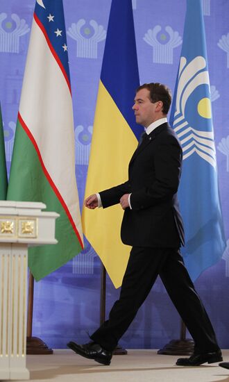 Dmitry Medvedev attends CSTO and CIS summit in Kremlin