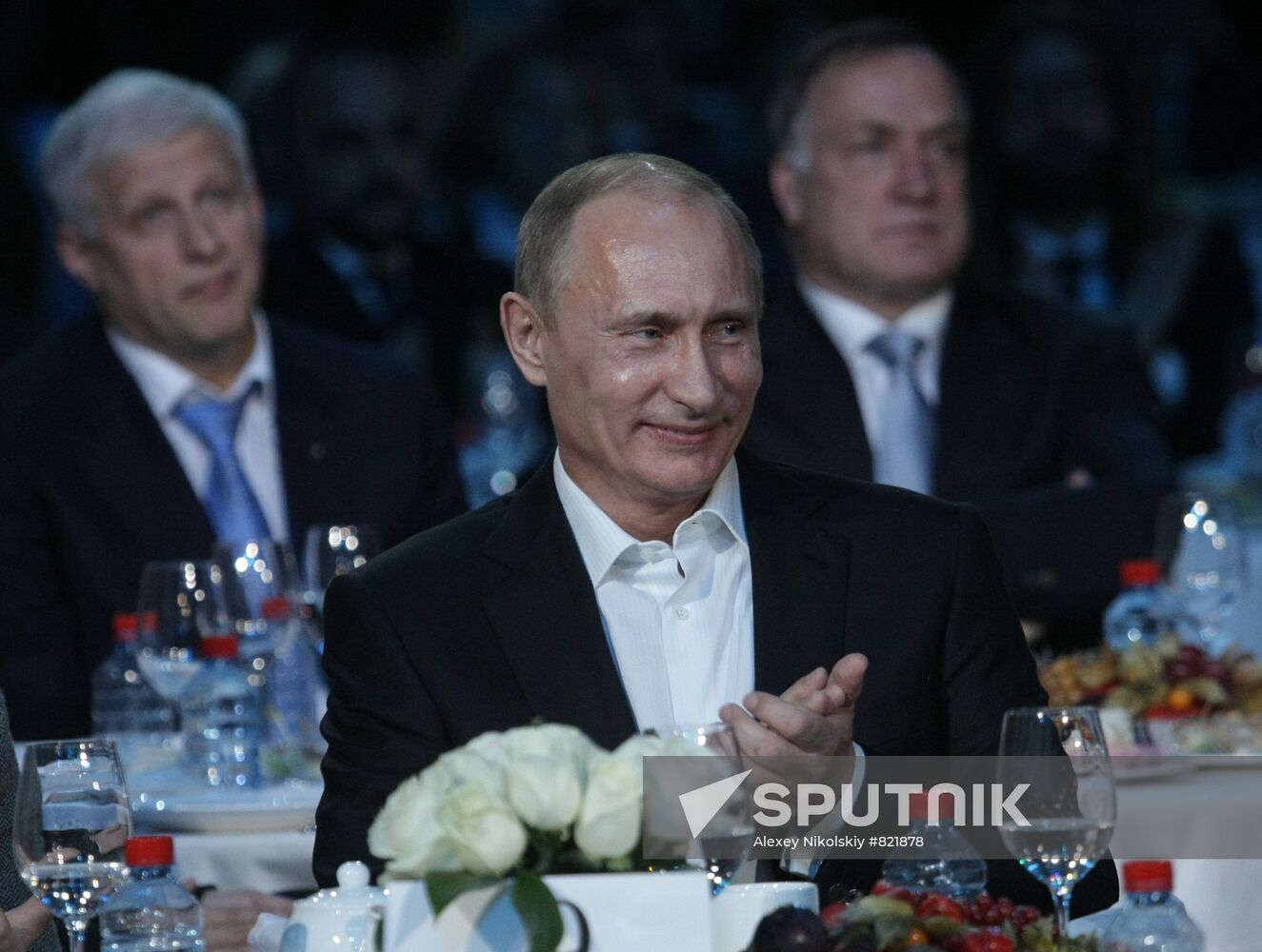Vladimir Putin attends charity concert in St. Petersburg