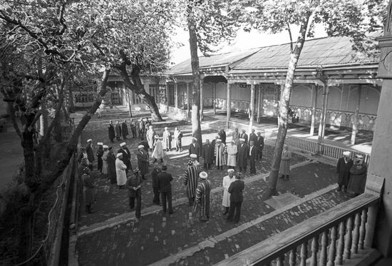 Mosque yard