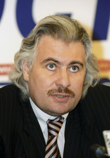 Sergey Sarkisov at news conference