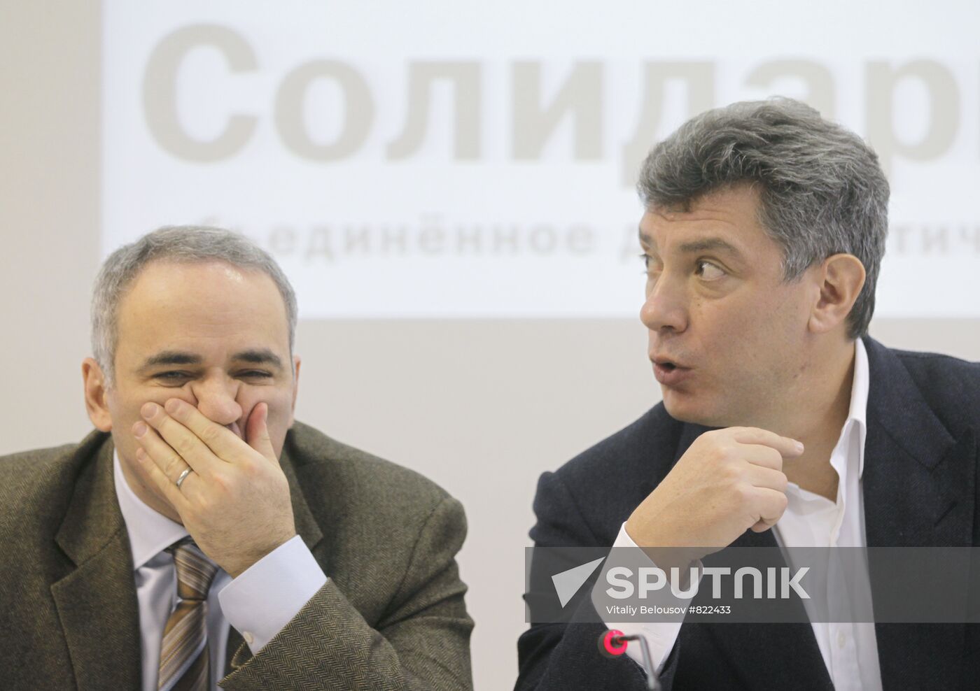 Garry Kasparov and Boris Nemtsov
