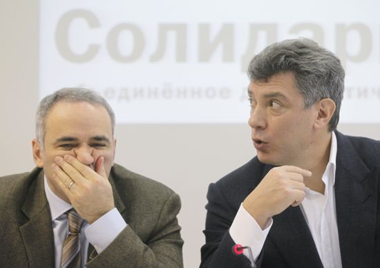 Garry Kasparov and Boris Nemtsov
