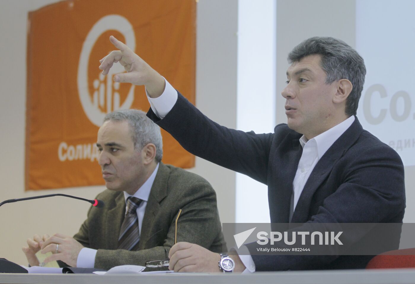 Garry Kasparov and Boris Nemtsov