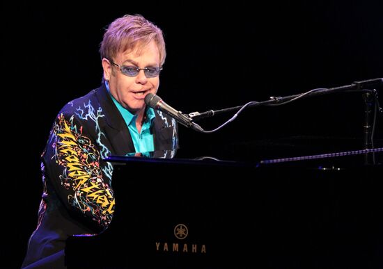 Concert of singer Elton John