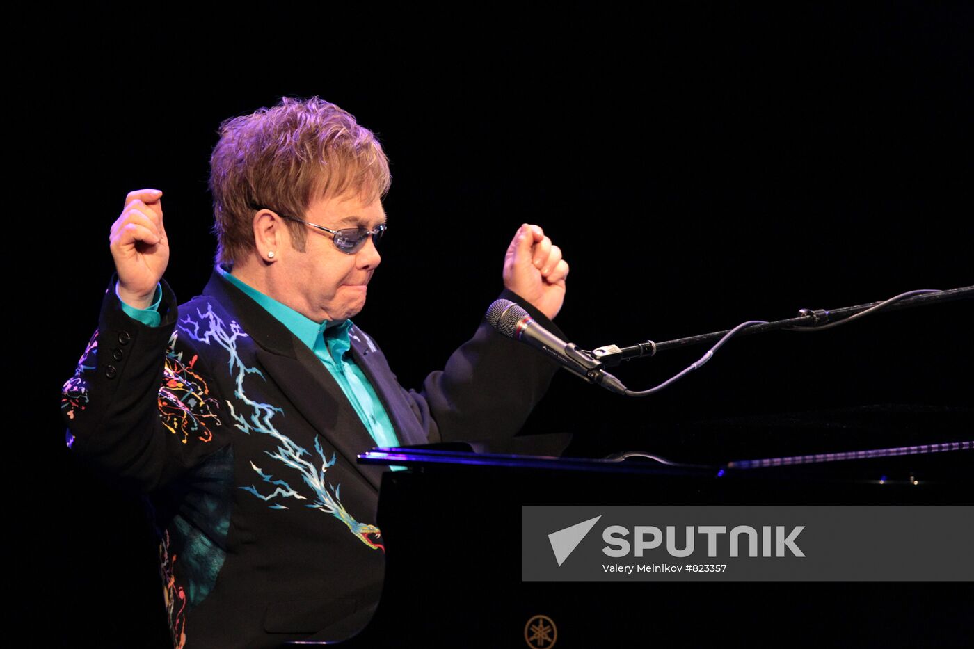 Concert of singer Elton John