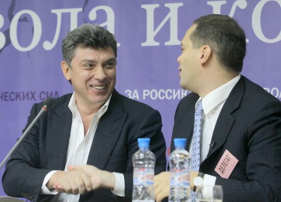 Boris Nemtsov and Vladimir Milov