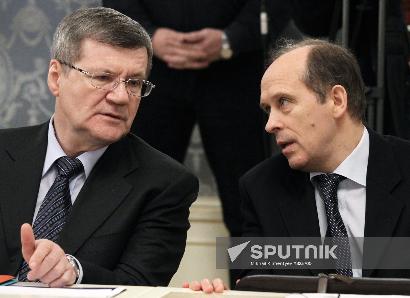 Yury Chaika and Alexander Bortnikov