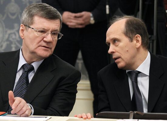 Yury Chaika and Alexander Bortnikov
