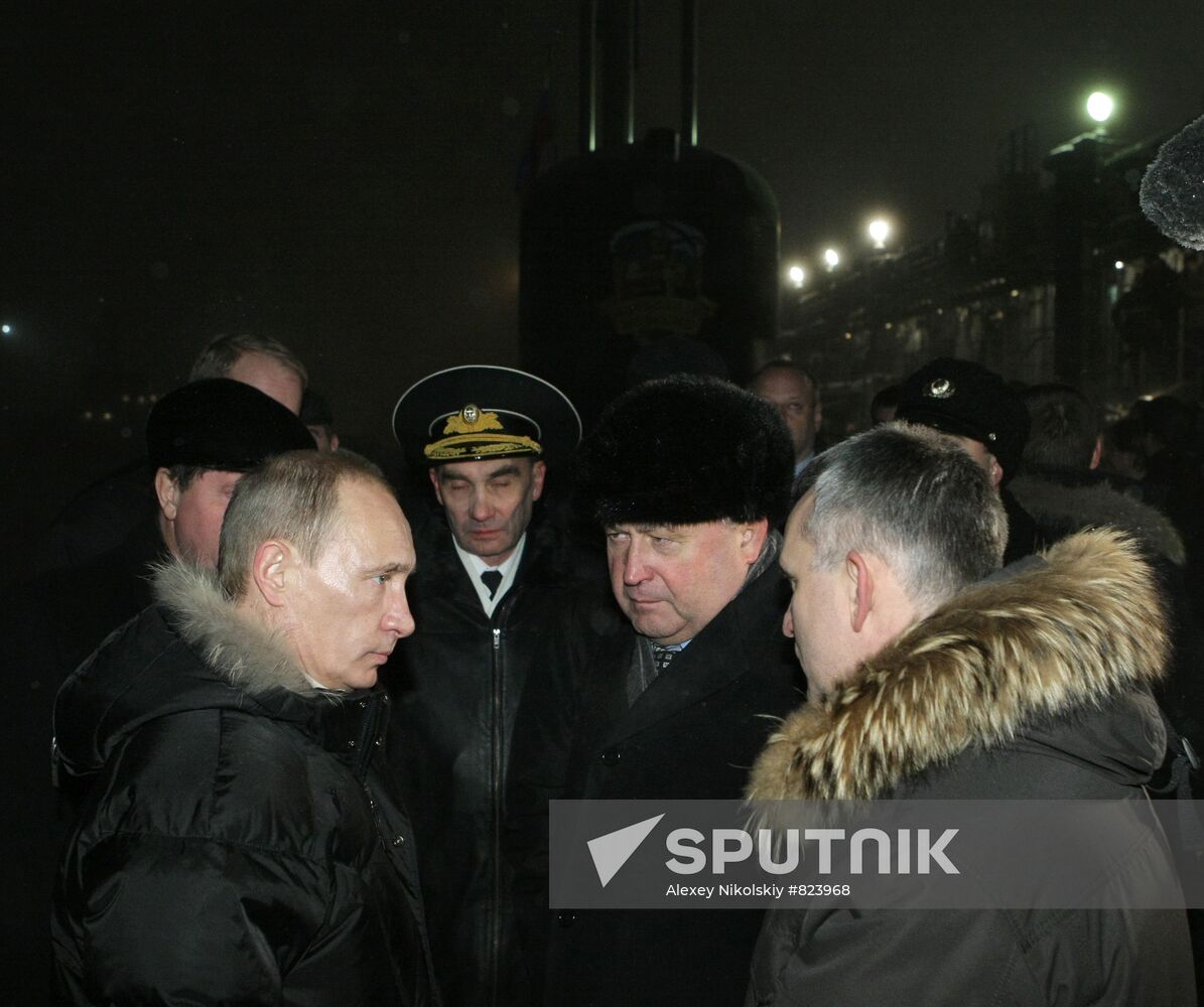 Vladimir Putin makes working trip to Severodvinsk