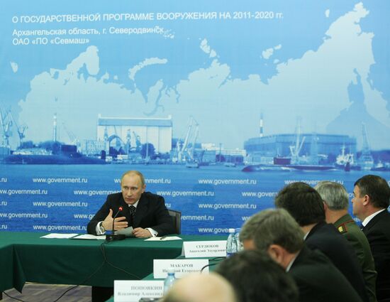Vladimir Putin makes working trip to Severodvinsk