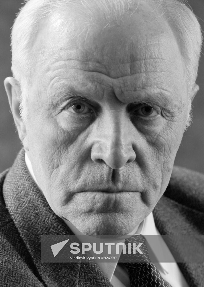 Soviet Russian actor Mikhail Ulyanov