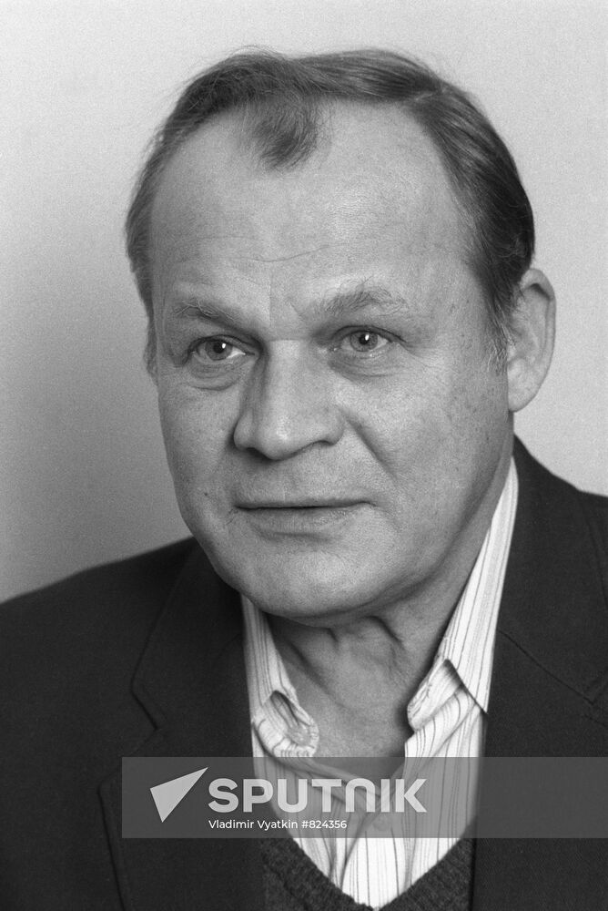 Soviet theater and movie actor Pyotr Shcherbakov