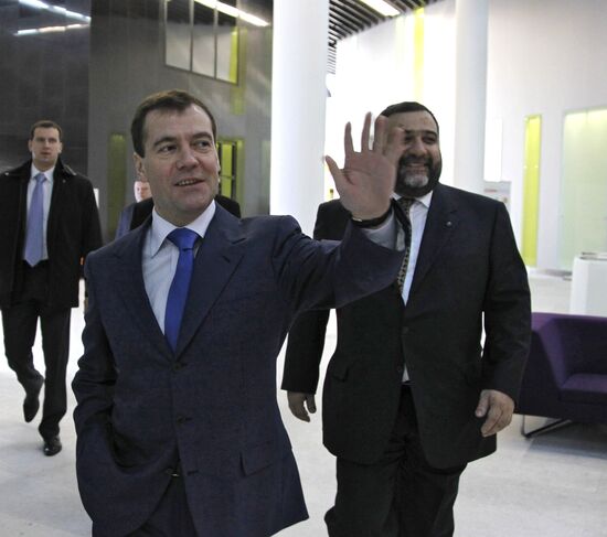 Dmitry Medvedev visits Skolkovo Innovation Center