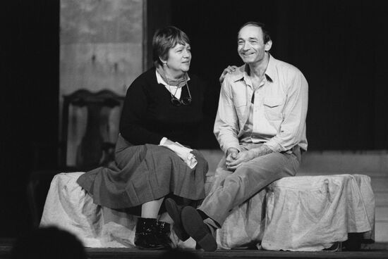 Valentin Gaft and Galina Volchek