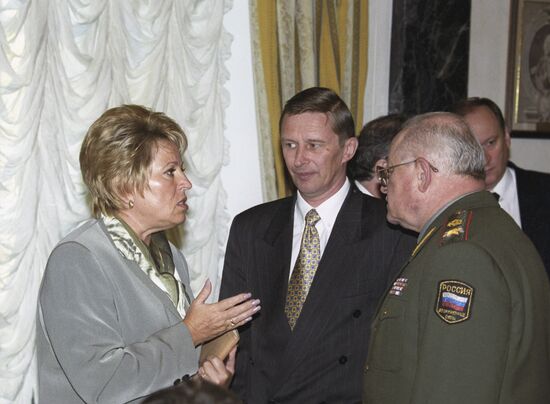 Valentina Matviyenko, Sergei Ivanov and Igor Sergeyev