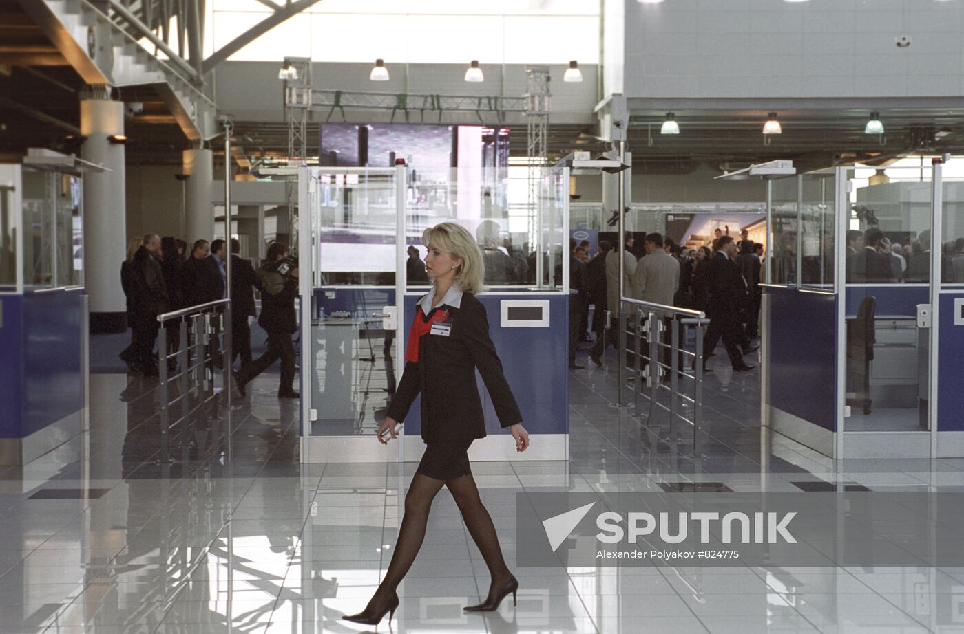Departure lounge in Vnukovo Airport