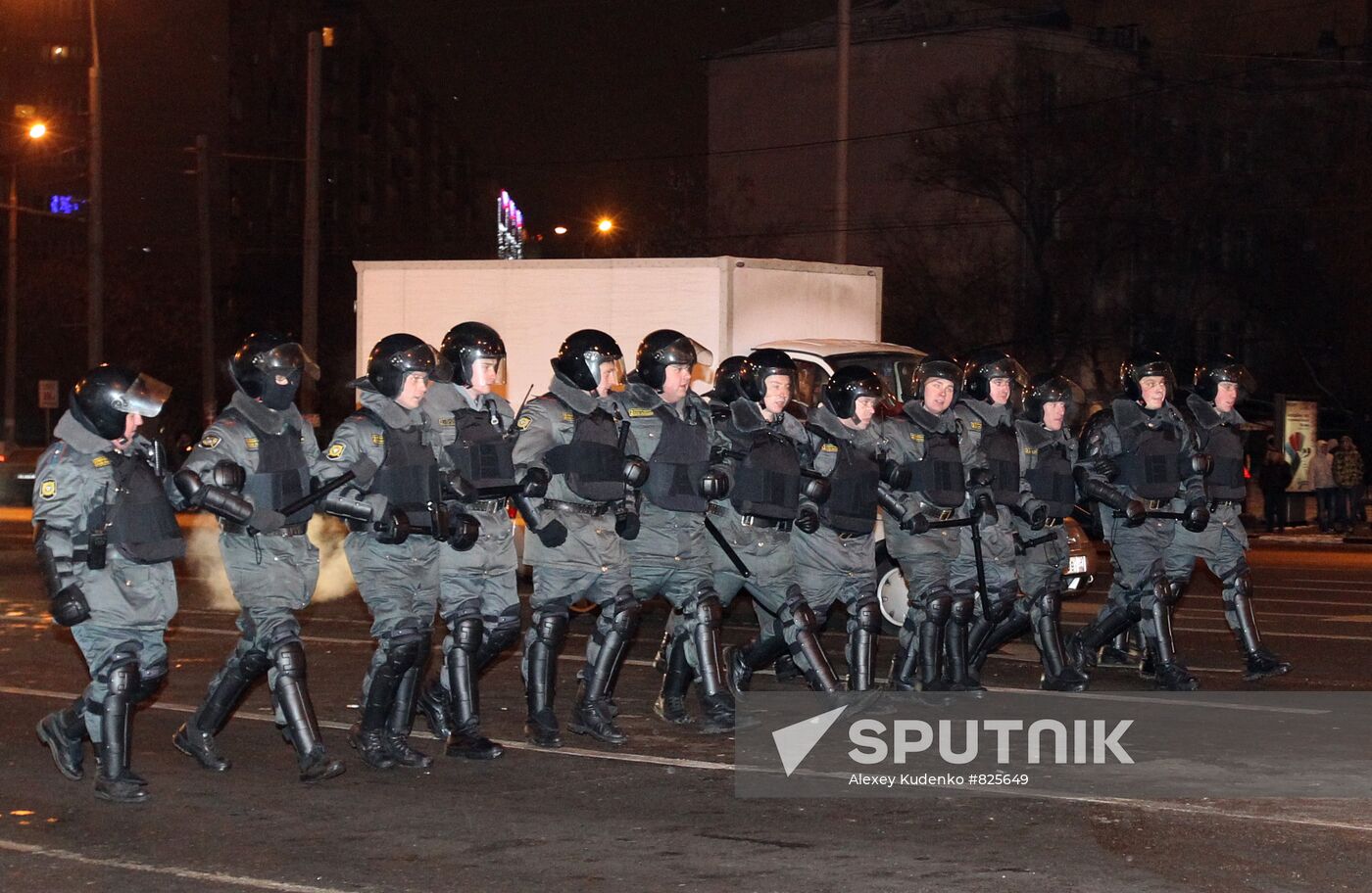 Situation on Moscow's Kiev Railway Terminal square