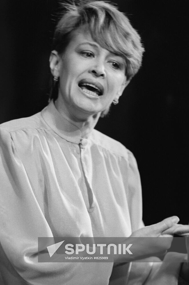 Actress of Moscow "Sovremennik" Theater Marina Neyolova