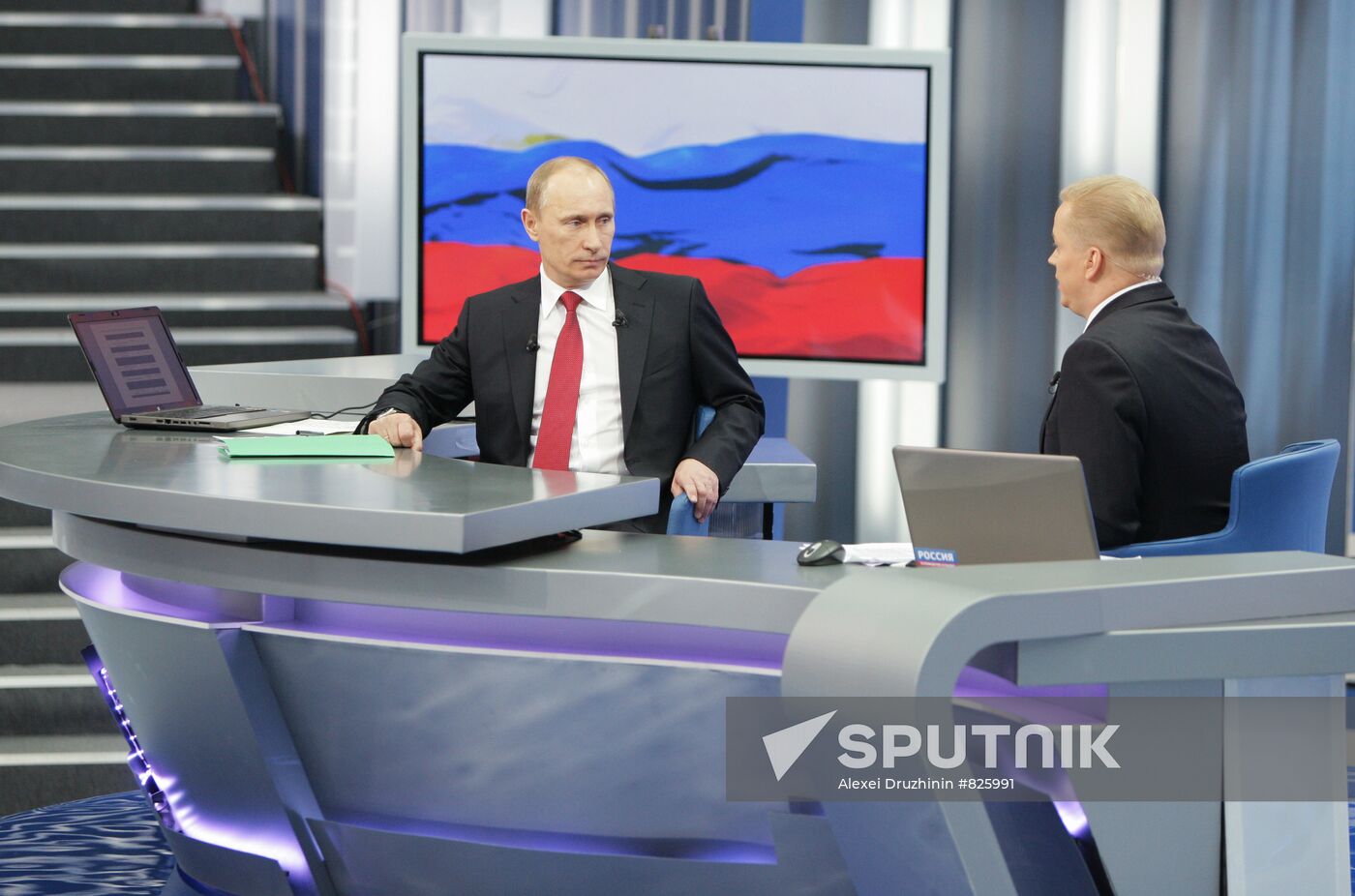 Televised live call-in show with Vladimir Putin