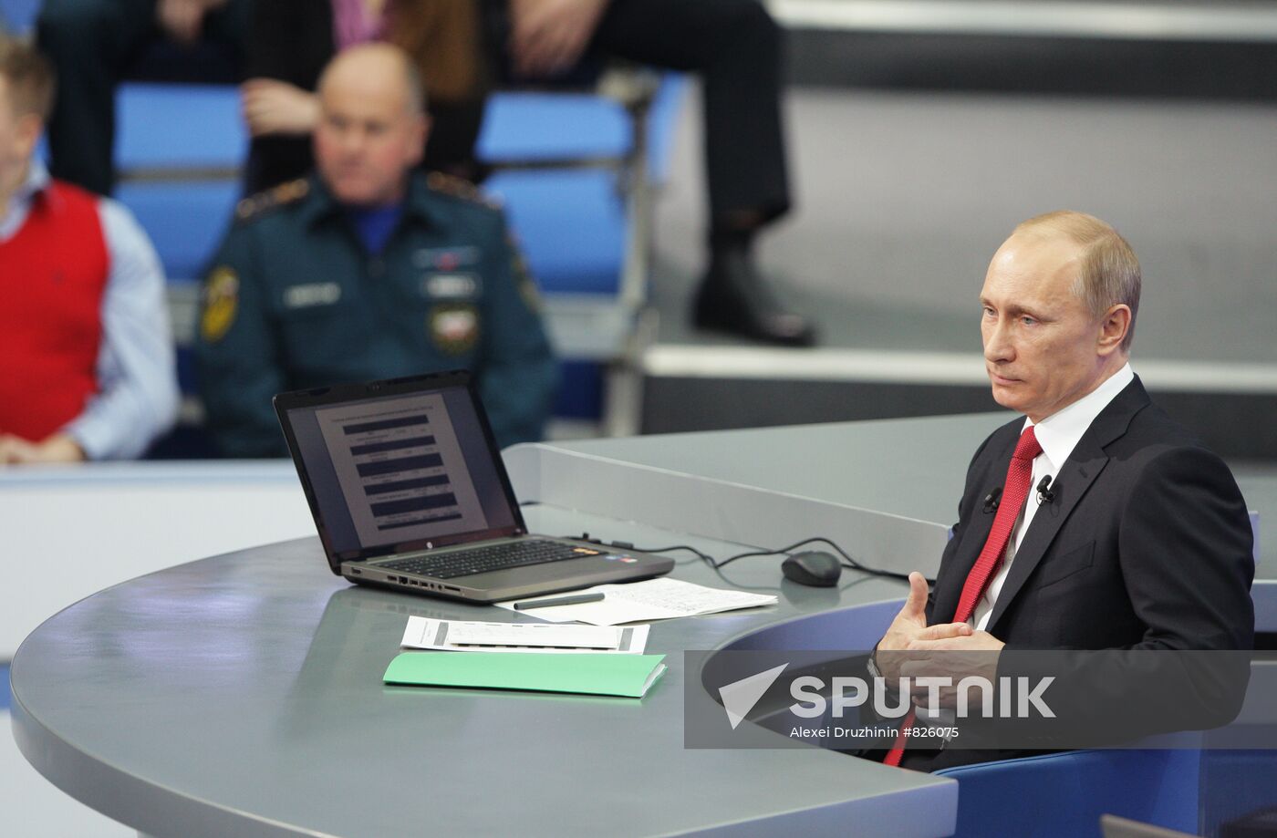 Televised live call-in show with Vladimir Putin