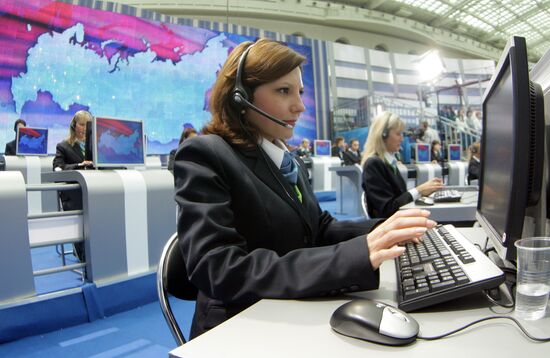 Televised live call-in show with Vladimir Putin