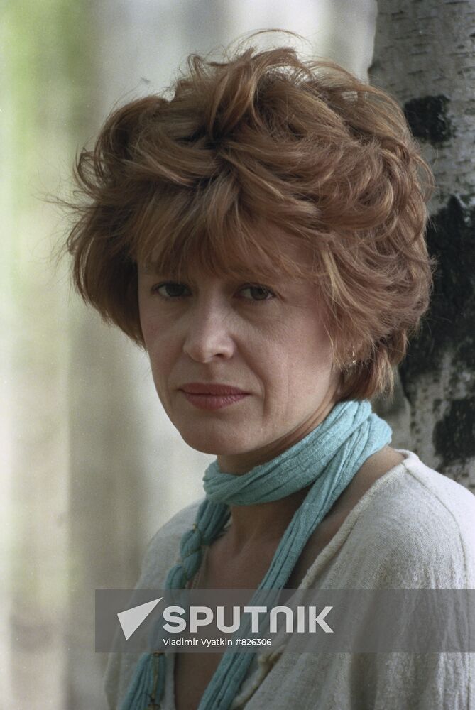 Soviet and Russian stage and screen actress Marina Neyolova