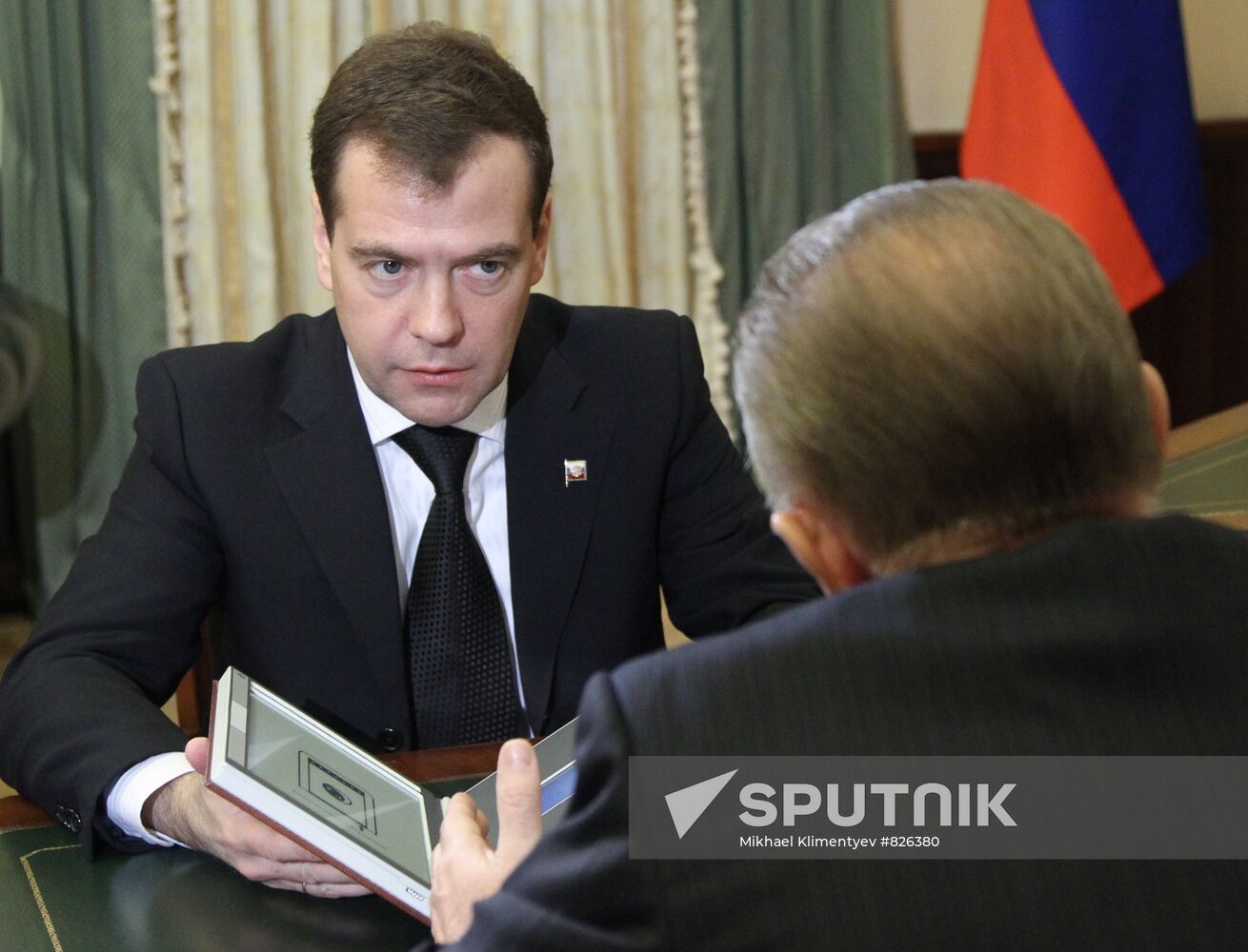 Dmitry Medvedev meets with Oleg Kovalyov