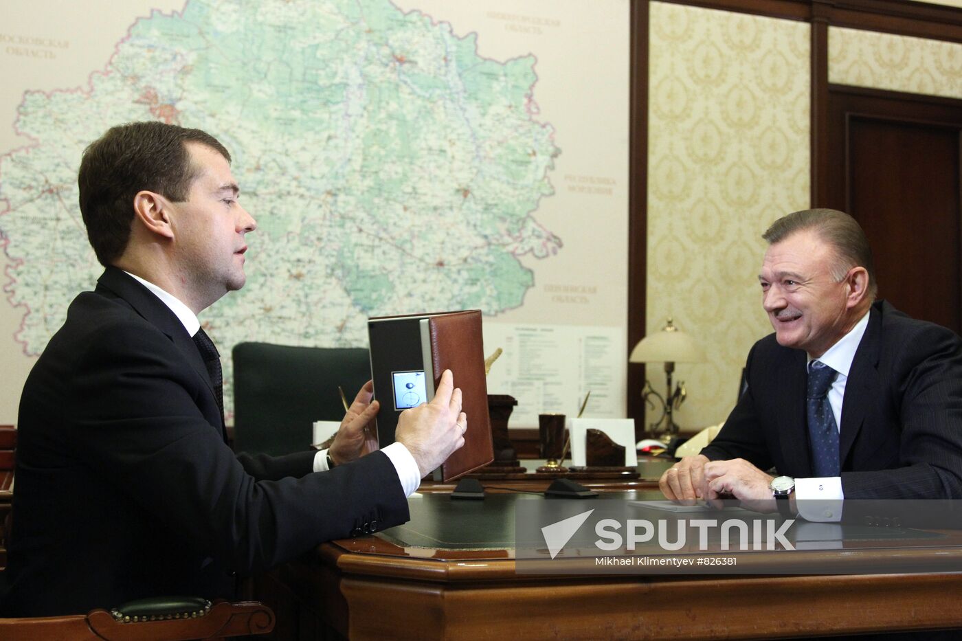 Dmitry Medvedev meets with Oleg Kovalyov