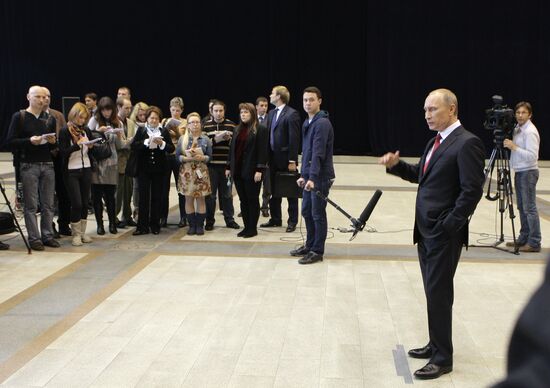 Televised live call-in show with Vladimir Putin
