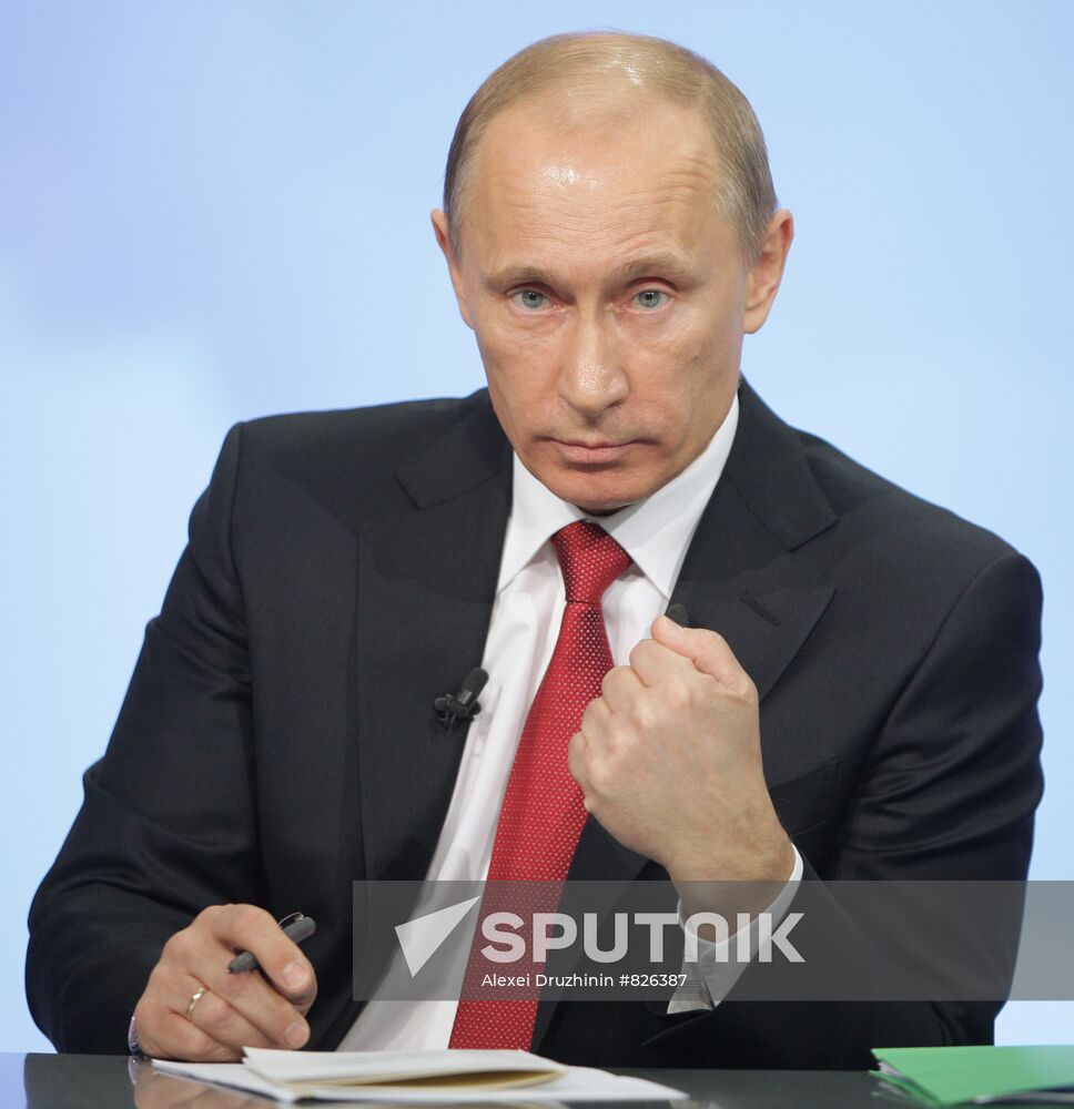 Televised live call-in show with Vladimir Putin