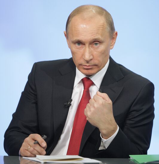 Televised live call-in show with Vladimir Putin