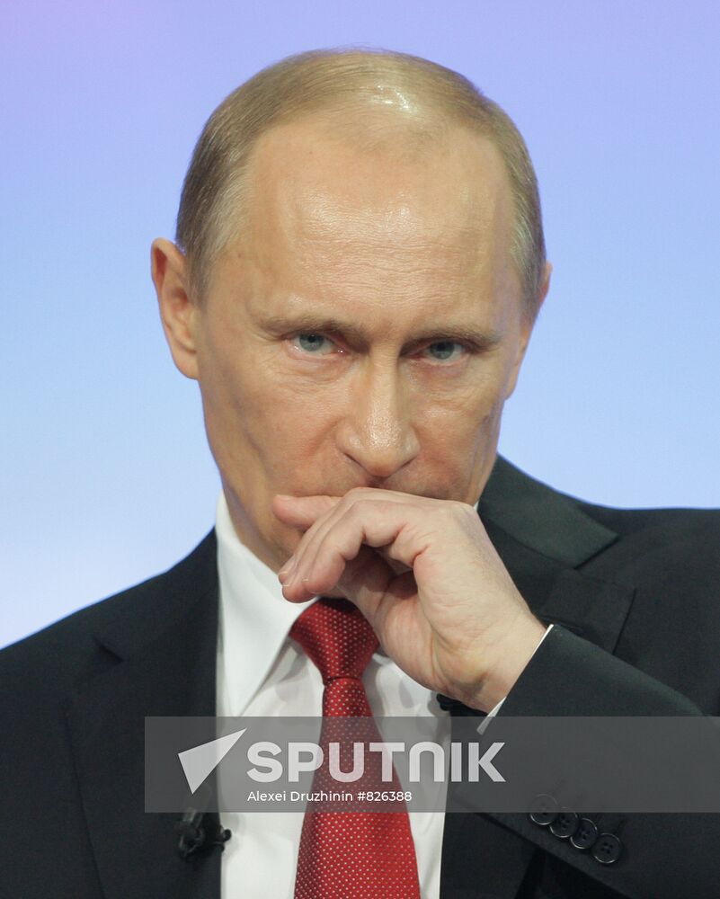 Televised live call-in show with Vladimir Putin