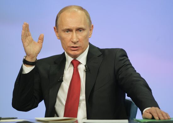 Televised live call-in show with Vladimir Putin