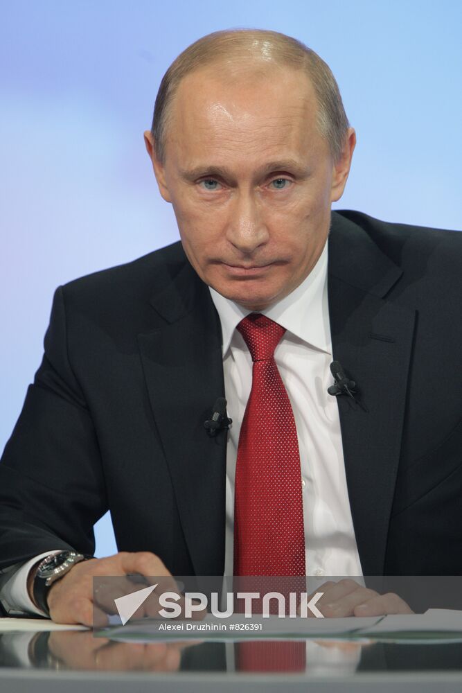 Televised live call-in show with Vladimir Putin