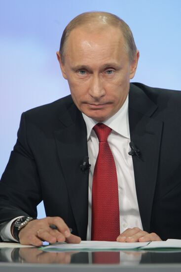 Televised live call-in show with Vladimir Putin